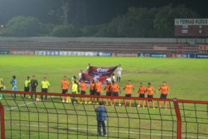 Foto: PSN Ngada saat bertanding melawan Mamuju Utama FC