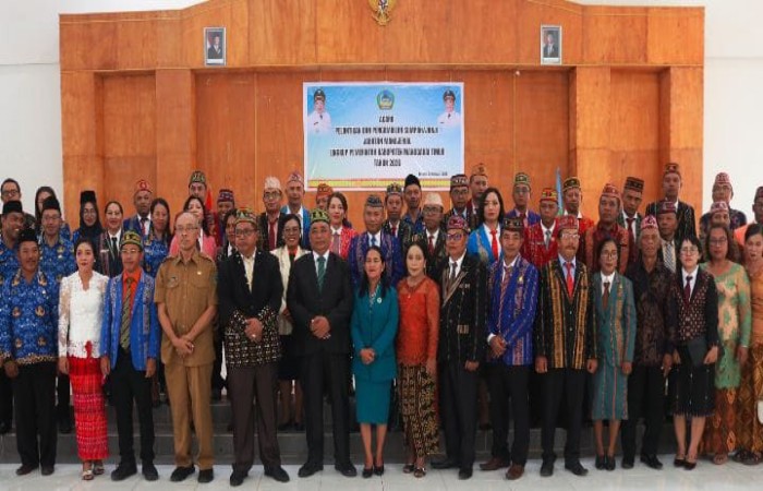 56 Pejabat Eselon Pemkab Manggarai Timur Dilantik, Bupati Agas: Bukan Hadiah, tapi Amanah