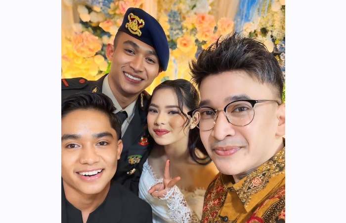 Ruben Onsu Hadiri Resepsi Ketrin Peto dan Brimob Sandi di Cancar, Candaan Pernikahan Disambut Tawa Tamu