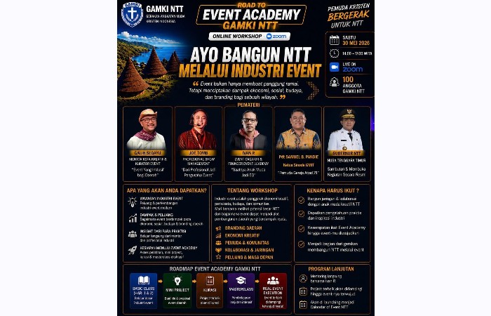 GAMKI NTT Luncurkan ‘Road to Event Academy’ untuk Cetak SDM Ekonomi Kreatif