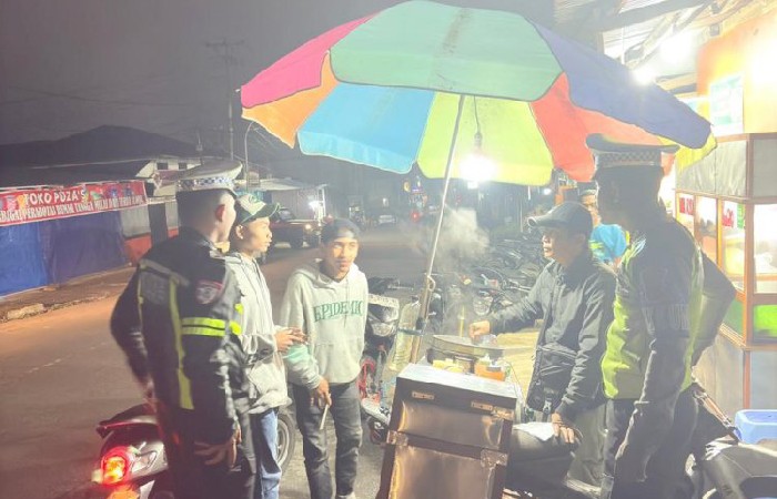 Satlantas Polres Manggarai Patroli Malam, Antisipasi Balap Liar dan Kecelakaan Lalu Lintas