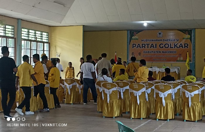 Musda IV Partai Golkar Nagekeo, Jalan Mulus untuk Robby Tulus