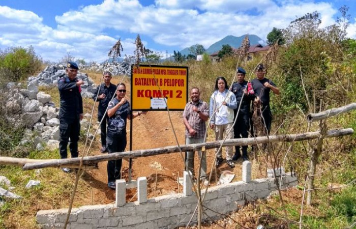 Jalan Tani di Compang Dalo Diblokade Brimob, Lahan Diklaim Aset Polri