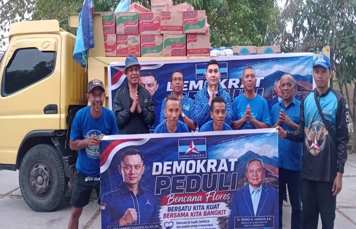 Demokrat Peduli, BKH Pimpin Penyaluran Bantuan untuk Korban Gempa Flores