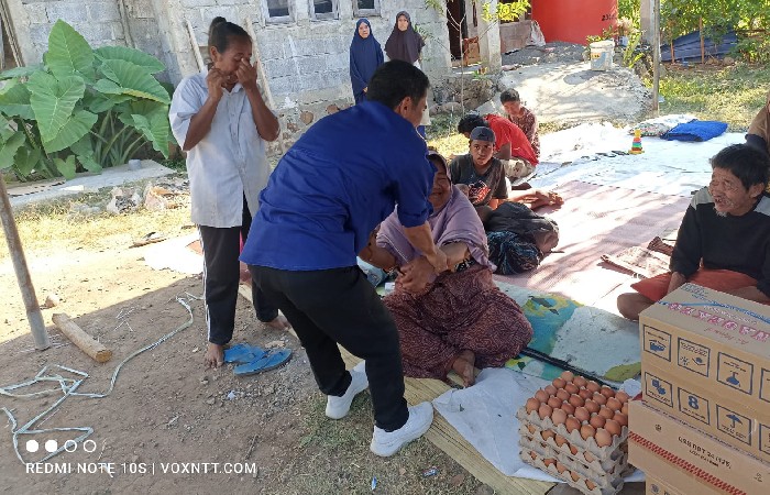 Adimat Manetima Fokus Pulangkan Pengungsi Gempa Nangadhero ke Tenda Dekat Rumah