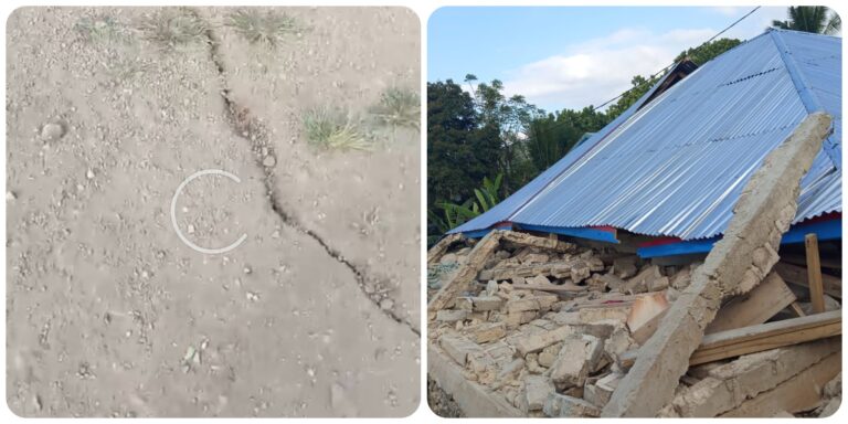 Gempa Retakkan Halaman Kampung Tango Bali, 32 Rumah Warga Hancur