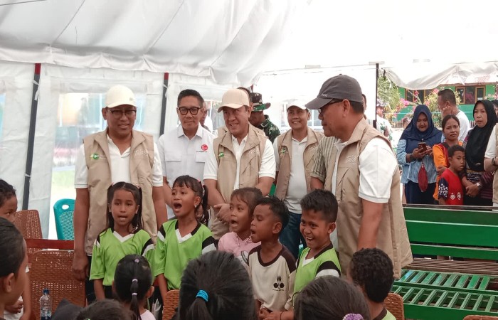 Pegadaian Bantu Renovasi SD Negeri 1 Reo yang Rusak akibat Gempa
